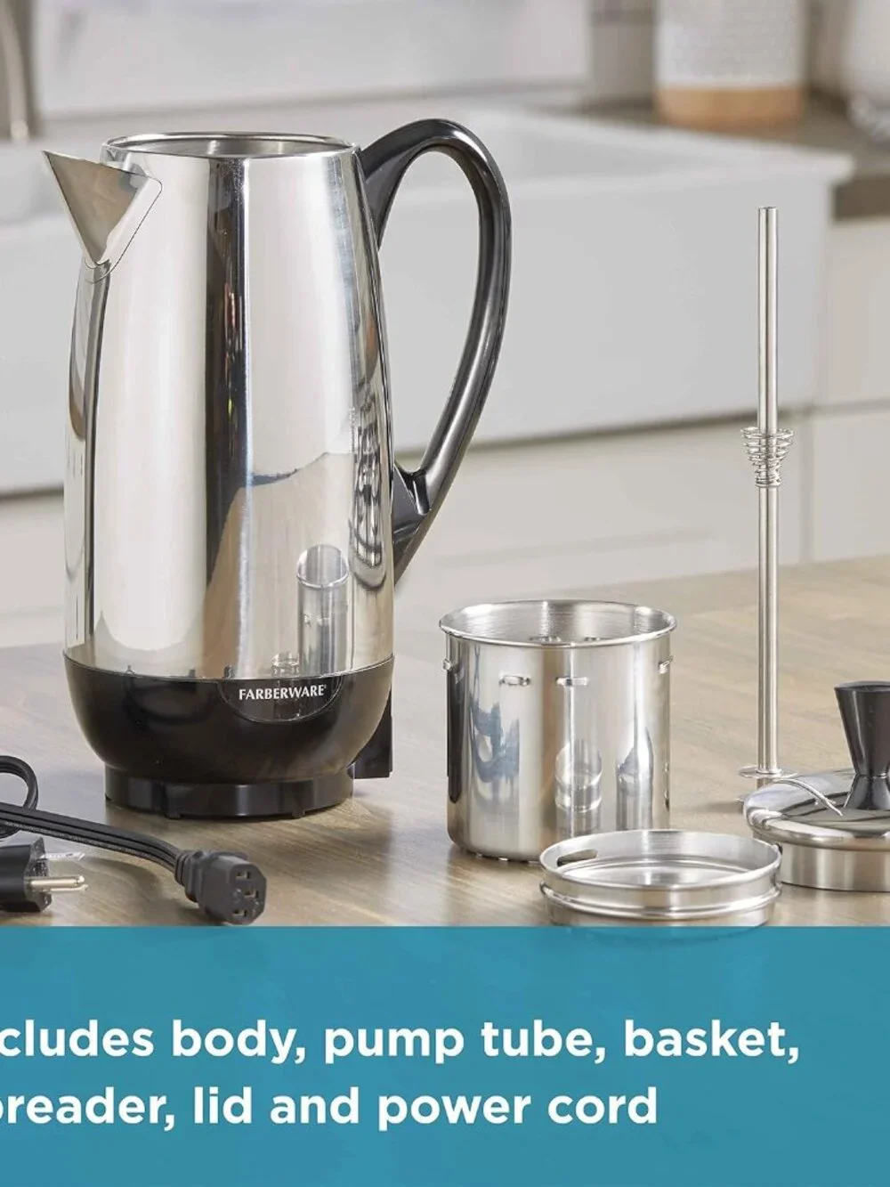Farberware Stainless Steel Perculator 12 Cup